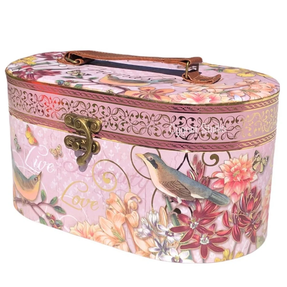 Pooch & Sweetheart Inspirational Bird Garden Vanity Case Jewelry Box (67383)